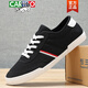 Zapatos Cartelo Canvas Style Coreano Men Aprendatable Bajo Sobre suave Sobre versátil Zapatos casuales para hombres Zapatos para hombres Zapatos blancos White [Surface de lienzo] Cordas 9272 39
