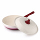 
COSTA Alloy Non-stick Cookware Three-piece Set COSTA-9731 Gradient Coffee Red