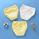 CLCEY baby toilet training pants baby summer anti-diaper pocket men and women gauze quit diaper wet artifact can wash diapers white + green + yellow 3-piece pack 90cm (suitable for within 12 months 18Jin [Jin equals 0.5 kg])