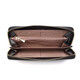 
Crocodile shirt top layer cowhide fashion linden tree handbag women's long wallet wrist bag birthday gift 5896 black