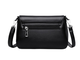 Kangaroo women's crossbody bag light luxury big brand women's bag fashionable mother commuting bag 2025 new women's casual backpack black