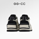 GG-CC [Regreso a The Simple] Genuine Leather Sponge Sponge Cake versátil Panda Zapatos para mujeres Nuevos zapatos informales de tablero G23X9738 Negro 36