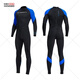 Chuangjingyi chooses quick-drying large size swimsuit, sun protection, surfing wetsuit, men's and women's motorboat one-piece snorkeling wetsuit, hot spring wetsuit, black with white flower sleeves for men - front zipper (D03007 S