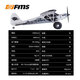 Modèle FMS Aircraft 1300 mm PA18 Machine d'entraînement de l'hélice de l'alle