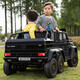 
Teacher Ma ELECTRONIC TOY CAR Mercedes-Benz Big G Two-person Children's Off-Road Baby Swinging Car Six-Wheel Remote Control Toy Gift Car Can Sitting for Adults Supreme Black + LCD Animation Screen + All functions above 12V7A Large Battery