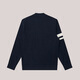 HAZZYS men's clothing simple baseball neck wool cardigan ABYZD0BDX37 dark blue DN 175/96A48