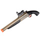 Детский S686 Shell Throughing Double Tube Spray Spray Soft Dhotgun 1014 Simulation Simulation Laifu Toy JH2028-Short Sand Color
