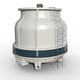 ODU fiberglass cold water tower small 10-ton industrial cooling tower round (30T high temperature cooling tower) 60-100 degrees