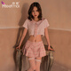 Feimu niedliche sexy Dessous Campus JK Uniform Rollenspiel sexy Pyjamas kleine Brüste Verführerische Leidenschaft Kleidung Anzug weiblich 7039 Pink