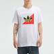 T-shirt à manches courtes Adidas Clover Men de Clover FM3894 FM3389 XS