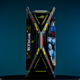 ASUS (ASUS) ROG GR701 Creation God White Chassis Blowing Snow Eva -Serie Customized UV -Tintenmalerei und Färbung voller Turmthema.