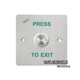 Outdoor waterproof switch panel self-reset 86 type door button narrow long column door opening button rainproof large long strip + bottom box z3519d2w size 90* e