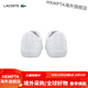 LACOSTE French crocodile men's shoes spring and summer trendy solid color simple white shoes canvas shoes 33 001/white 39.5