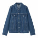 Baleno denim jacket men's jacket men's trendy slim denim jacket 04D medium blue M