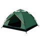 Zhu Meng Tent Outdoor Camping Aplous a prueba de lluvia Profesional durante la noche Completamente Automático Plegable Aftando al aire libre Sky 3-4 People Tent Tent Dark Green + Pad, a prueba de humedad + Top Cover 200*200*145cm adecuado para 4-6 personas sentadas alrededor