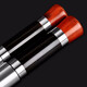 Bigeble Ebony Double Tube Bau Instrument Professional tocando horizontal de amplio rango de amplio rango Modelo de ébano hecho a mano F-ajuste + B-FLAT