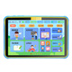 Aixuebao three-proof version children's tablet learning machine with blue light filter, anti-fall and eye protection, large screen early education machine for young children to connect to primary school, synchronous point reading machine for boys and girls, growth companion gift, flagship version/6G+128G, preschool + primary school + Android + smart finger reading + eye protection + anti-addiction