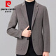 Pier Cardin Casual Wollanzug Herrenjacke Herbst und Winter Neue Stil Business koreanischer Stil Doppelseitiger Wolle High-End-Business-Anzug Männer 3291 Stile: Dunkelgrau 170/48