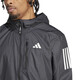 阿迪达斯 （adidas）男子外套春夏薄款时尚百搭运动跑步修身连帽防风夹克 IN1483 黑色 M