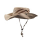 Wind Hunter Spring and Summer New Outdoor Fishing Hat Sun Protection Outdoor Sports and Leisure Khaki One Size