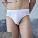 Schiesser Men's Underwear Modal Breathable Briefs [European Imports] E5/20036S Black 1 Pair L