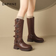 
Daphne Maillard boots for women knight boots western cowboy boots for women spring and autumn 2024 new brown short boots for women Martin boots for women