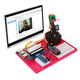 Makerobo Raspberry Pi 5 Vision Development Kit Ai Smart Python OpenCV Raspberry Pi 5 Basado en Raspberry Pi 5 Servo Gimbal Gimbal Ai Smart Vision Kit no incluye Raspberry Pi 5