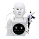 Instrumento de belleza multifuncional, dispositivo especial de succión de puntos negros para salón de belleza, pequeño instrumento de limpieza de burbujas, introducción e hidratación facial, succión de puntos negros + inyección de oxígeno + introducción de hielo + carrito