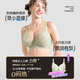 Sugar bra for women, thin style, large breasts, small and large size, fat mm, push up, hold up the secondary breasts, support to prevent sagging, ultra-thin lace bra, tender grass green C85