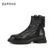 Daphne official Martin boots women's shoes summer thin short-tube British style cool boots women's breathable mesh boots women's hollow mesh sandals black-mesh style 35