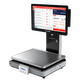 JD Cash Registration Ai Intelligent Identification Dual Screen Cash Registration Weighing Printing All-in-One Fresh Supermarket Smart Cash Registration PC Measuring Printing All-in-One Host + Scan Code Gun + Money Box