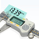 Shanggong electronic digital caliper 0-300mm graduation value 0.01 three-button vernier caliper stainless steel high precision square rod