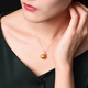 Luxury Pearl 18K Gold South Sea Gold Pearl Seawater Pearl Pendant Diamond-encrusted Pearl Necklace Niche Luxury Design 14.0MM-14.5MM