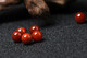 Zun cabinet 7A natural Sichuan Nanhong agate loose beads, flame red persimmon red agate beads, diy bracelets, cultural toys and accessories, preferred Nanhong 12mm one