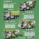 Kavi (KIV) alloy engineering vehicle toy series crane excavator large truck mixer truck children's toy vehicle boy alloy excavator green