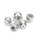 Deqi 304 stainless steel cap nut DIN1587 decorative screw cap round head nut nut M6 (10 pieces)