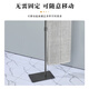 TURS German Floor Towel Rack 304 Stainless Steel No Punch Bathroom Rotary Moving Three-Pole Standing Bathtub Companion Matte White [1345MM Height]