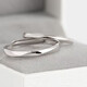 Core luxury engraved Möbius ring couple ring, a pair of men and women, light luxury couple ring, adjustable Valentine's Day gift, couple