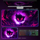 RGB luminous mouse pad Large Pokémon Genggui E-sports game keyboard pad Anime table pad Atmospheric light strip DD-3291 upgraded RGB Genggui 1000x500mm 4mm