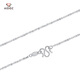 Aido Diamond pt950 platinum necklace for women, shiny platinum baby's breath necklace, fashionable matching pendant, plain chain, clavicle chain, weight 5.0-5.2 grams, length 43cm, thickness about 1.6mm