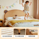 Lin's home bedroom cartoon bear bed 1.5m single children's bed girl boy LH bed plus mattress 1.5M
