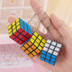 [Mignon Rubik's Cube Pendant] Keychain Pendant Pendre Toys's Children's Intellectual Leisure Entertainment Decoration Fun Play Little Rubik's Cube Keychain * 1