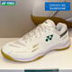 
YONEX 2024 new badminton shoes yy anti-slip wear-resistant training men and women wide last sports shoes 220CR white/silver-men and women-regular version 38 [Suggested to take a large size 1]