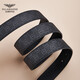 FALAMAONE Men's pin buckle belt men's business light luxury genuine leather belt men's trouser belt birthday Father's Day gift for dad [brand solid wood gift box] PD848Q pin buckle 115cm -130cm default random delivery (can be trimmed
