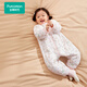 Cotton Era Baby Sleeping Bag Autumn and Winter Thick Pure Cotton Quilted Split Leg Sleeping Bag Pajamas Children's Anti-Kick Quilt Garden Powder 70 45cm