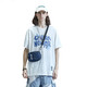 Guyuka (GUUKA) xSANK pure cotton short-sleeved trendy brand T-shirt for men's summer 2025 new Liu Yu same hip-hop loose casual half-sleeved white F3887 L