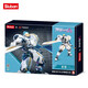Happy Little Luban собрал строительные блоки Mecha Robot Alpha Mecha Arthur Boy Toy Model Model День Детский День подарок Alpha-Arthur 679
