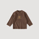 Bali Pig (BALIPIG) Girls' Bottoming Shirts Spring and Autumn Baby Tops Boys Winter Thermal Underwear Half Turtle Collar with Autumn Clothes Children's T-shirt Brown 90 cm