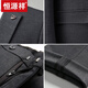 Hengyuanxiang autumn and winter solid color versatile wool suit suit for middle-aged men's banquet business slim formal suit without ironing gray suit 170/M recommended 100-120 Jin Jin equals 0.5 kg