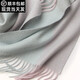 
1436 ERDOS Ordos City Cashmere Scarf Women's Winter Warm Young People Plaid Cashmere Scarf Men's Holiday Gift Yellow Coffee Grid